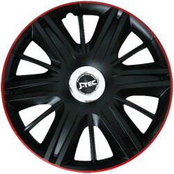 J-Tec 14" DÍSZTÁRCSA MAXIMUS GTR FEKETE-PIROS, 4db (JACKY14177)