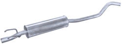 Polmostrow POLMO 17.293 - Kipufogó közép dob OPEL CORSA 1.0 (1996-2000) (K17-293ALU-POL)