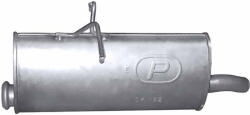 Polmostrow Polmo 04-132 hátsó kipufogó dob - CITROEN Berlingo I, PEUGEOT Partner I (K04-132ALU-POL)
