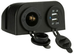 Carcommerce Szivargyújtó+2 USB aljzat (CC42561)