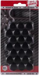 Górecki Díszkupak kerékanyára, fekete, 17mm (ARGJ21301)