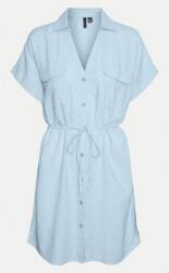 VERO MODA női nyári ruha, 10323027, Len/Viszkóz, Világoskék, S (0000304786860_S)