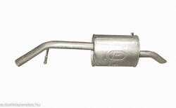 Polmostrow Polmo 19-184 hátsó kipufogó dob - PEUGEOT 207 (K19-184ALU-POL)