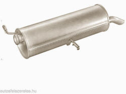 Polmostrow Polmo 19-204 hátsó kipufogó dob - CITROEN C4 I, PEUGEOT 307 (K19-204ALU-POL)