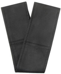 Jacky Auto Kormányvédő, fűzős, fekete- perforált bőr XXL, 43-44 cm (JAC01665)