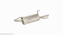 Polmostrow Polmo 17-55 hátsó kipufogó dob - OPEL Vectra B (K17-55ALU-POL)