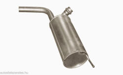 Polmostrow Polmo 19-108 középső kipufogó dob - CITROEN Jumpy II, FIAT Scudo II, PEUGEOT Expert II (K19-108ALU-POL)