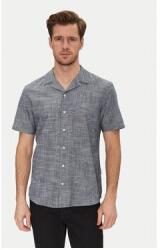 BLEND Férfi kevert anyagú ing, 20717676, pamut, M INTL, kék (0000304641084_M)