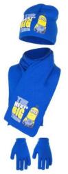 Minions Kalap-sál-kesztyű szett, Minions, The Next Big Thing, kék, 54 cm (HO4248-B-54)