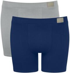 Sloggi 2 db-os Sloggi férfi boxeralsó szett, 10214598, Pamut/Elasztán, L INTL, Kék/Szürke (0000305554758_L)