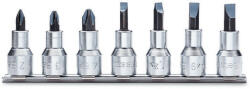920LH/SB7 Csavarhúzó-Dugókulcs készlet Phillips®-csavarokhoz krómozott, barnított fej