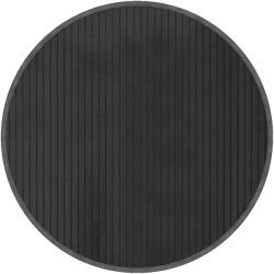 vidaXL kerek szürke bambusz szőnyeg 60 cm 0.45 kg (376976)