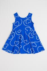 GAP GAP, Rövid pamutruha, Fehér, Királykék, 110 CM (000778350-081-5Y)