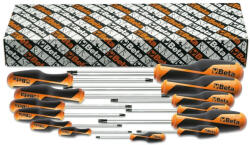 Beta 1267Tx/S13 Imbusz-csavarhúzókészlet markolattal Torx®-csavarokhoz, 13 darabos