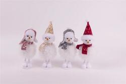 Iris textil hóember, álló, sapkában, 23 cm (061629)