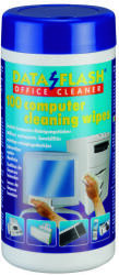 DATAFLASH Solutie de curatare Data Flash Servetele umede pentru curatare suprafete din plastic, 100/tub, Data Flash (DF-1512)