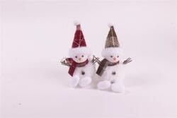 Iris textil akasztós hóember, 20 cm (061604) - officedepot