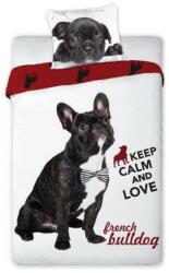 Faro Francia bulldog ágyneműhuzat keep calm 140x200cm 70x90cm (FRA547418)