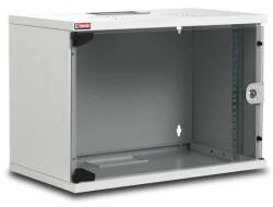 Lande LN-SH07U5440-LG-F0 NETbox SOHO 19" 7U 540x400 szürke fali rack szekrény - pepita