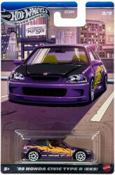 Mattel Hot Wheels: ’99 Honda Civic Type R (EK9) klasszikus kisautó 1/64 - Mattel (GDG44/JKX57) - jatekshop