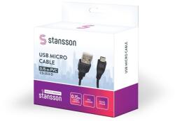 Stansson Cablu micro USB Stansson de 15 cm (CS-203-D)