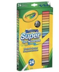 Crayola Crayola: Lemosható, vékonyhegyű filctoll készlet, 24 db-os
