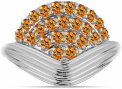  Ezüst Gyűrű " Császársárga" Topázzal, Y62463/54