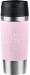 emsa TRAVEL MUG Classic thermal mug (light pink/stainless steel, 0.36 liters) (N2020600)
