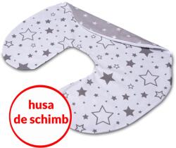 Kidizi Husa bumbac detasabila pentru Perna alaptare Kidizi Celia Galaxy Grey (5949551907428)