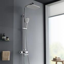 RUBINETA Coloana de dus cu baterie monocomanda Rubineta Veneto+Easy Push finisaj crom lucios (625140)