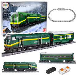 Építőelemek Elektromos Vonat RC Távirányítású Vonat 2086 db. - 23642