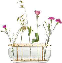 Fritz Hansen Ваза IKEBANA 33 см, златиста, стъкло, Fritz Hansen (FH840142)