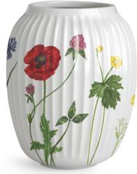 Kähler Ваза HAMMERSHOI SUMMER - WILD FLOWERS 21 см, бял, порцелан, Kähler (KHL693334)