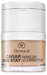 Dermacol Caviar Long Stay Make-Up & Corrector фон дьо тен с екстракт от хайвер и коректор за несъвършенства 1 Pale 30 ml