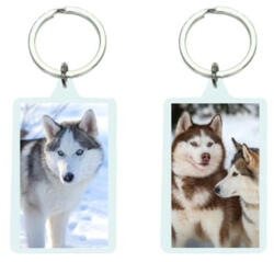 Bear Toys 3D Husky akril kulcstartó (CO376602)