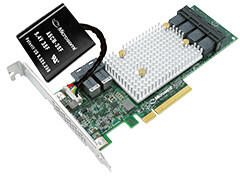 Microsemi SmartRAID 3154-24i RAID vezérlő PCI Express x8 3.0 12 Gbit/s (2294700-R)