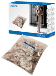 LogiLink CAT-5 Árnyékolt Moduláris Csatlakozó Menet Betéttel 100db