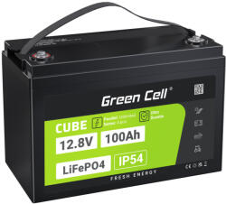 Green Cell LFPGC12V100AH Lítium-vas-foszfát (LiFePo4) 12, 8 V 100 Ah (LFPGC12V100AH)