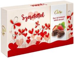 Clara szeretettel feliratos eper ízű desszert 125g