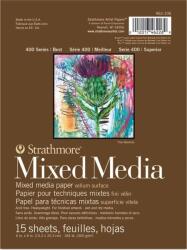 Strathmore 400 Series Mixed Media Vázlatfüzet 15 15 x 20 cm 300 g (P462-106-4)
