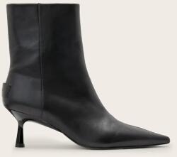 AllSaints cizme de piele Vivian Boot 9BYA-OBD3CJ_99X (W008FD.BLK)
