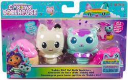 Spin Master Set de joaca pentru baie Gabby's Dollhouse: Gabby CatBathSquirters, cu 2 figurine, 3 ani + (681147011687)