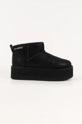 Karl Lagerfeld cizme de zapada din piele întoarsă THERMO 9BYA-OBD37L_99X