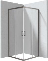 Deante Funkia Evo zuhanykabin 80x80 cm négyzet grafit csiszolt/átlátszó üveg KYC_D088P (KYCD088P)