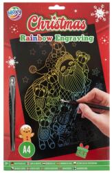 Grafix Karácsonyi képkarcoló, A4, 2 féle (arany/ezüst) Ajánlott 7-14 éves korig unisex (91262)