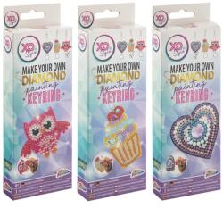 Grafix Csináld magad gyémántfestős kulcstartó, 3 féle Ajánlott 6-14 éves korig lányoknak (00737)