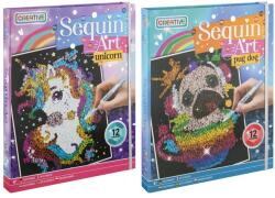 Grafix Flitteres képkészítő, 20x25 cm, 12 színű flitter, 2 féle Ajánlott 6-10 éves korig unisex (08187)