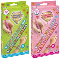 Grafix Gyémántfestős karkötő készítő, 2 db/csomag 2 féle Ajánlott 6-14 éves korig unisex (05430)