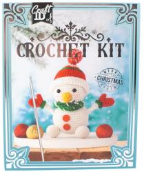 Grafix Karácsonyi horgoló szett hóember figura 16x9x18 cm Ajánlott 14 éves unisex (96406)