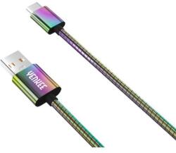 YENKEE Acél szinkronizáló és töltő USB-C kábel, 480 Mb/s, YCU 351